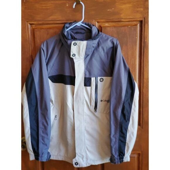 Columbia XCO-Cross Country Sz M Waterproof Storm Full Zip Lined Jacket w Pockets - Picture 1 of 9